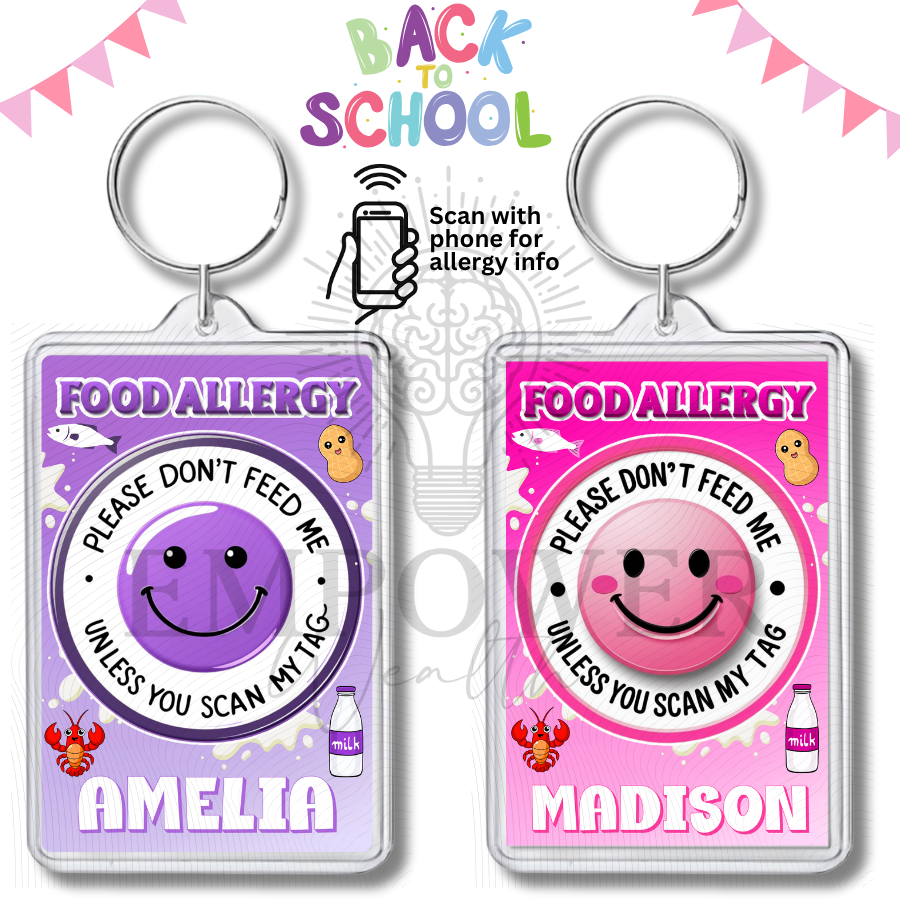 Food Allergy Keychain