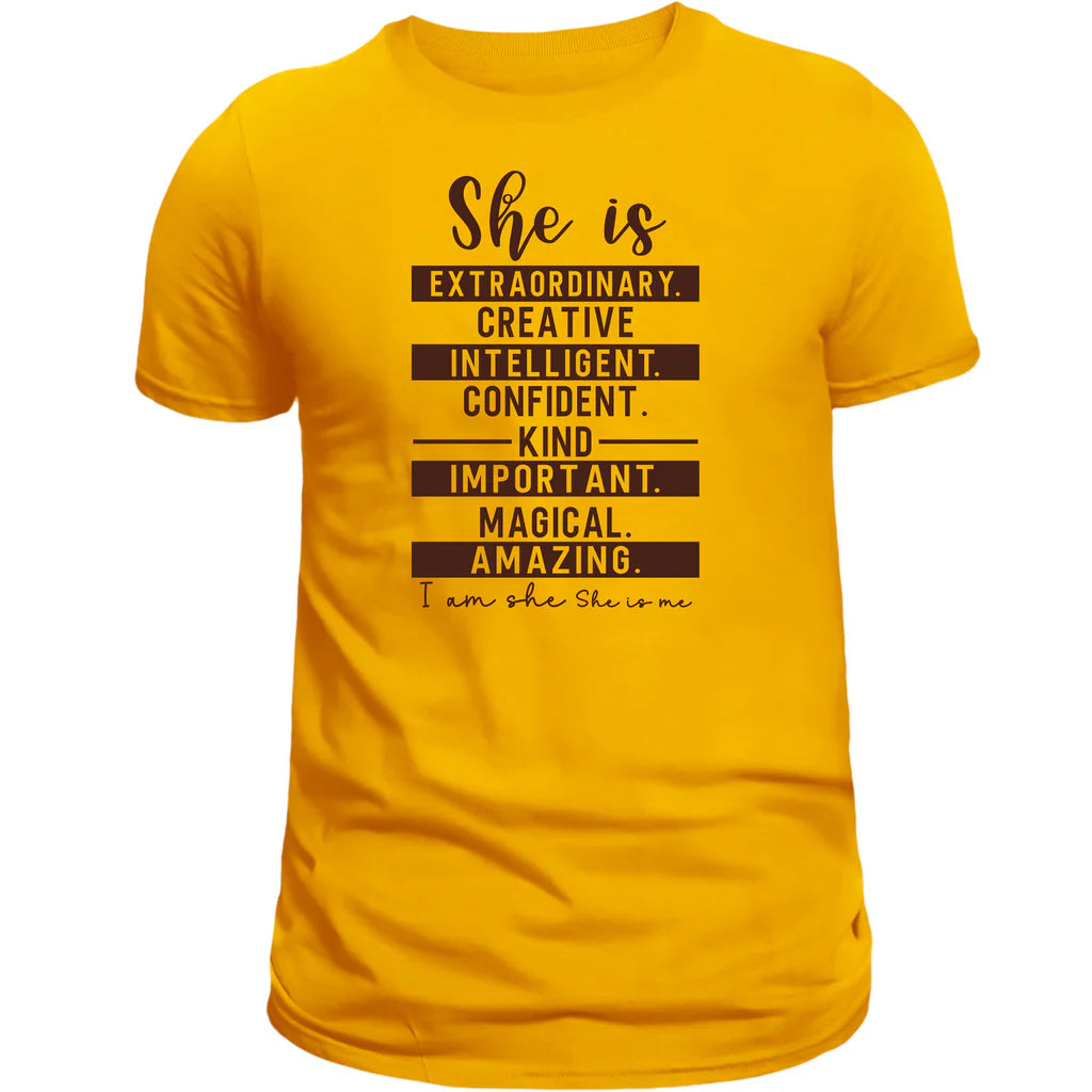 She is