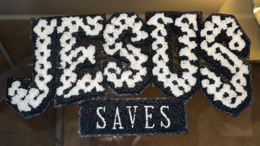 Jesus Saves Patch