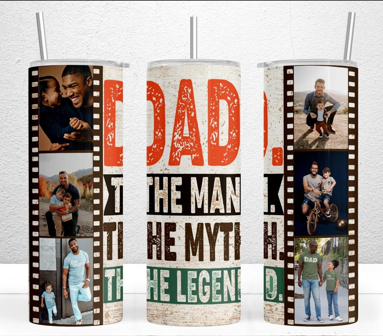 Dad Polaroid Tumbler
