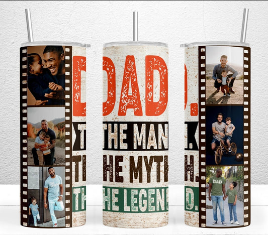 Dad Polaroid Tumbler