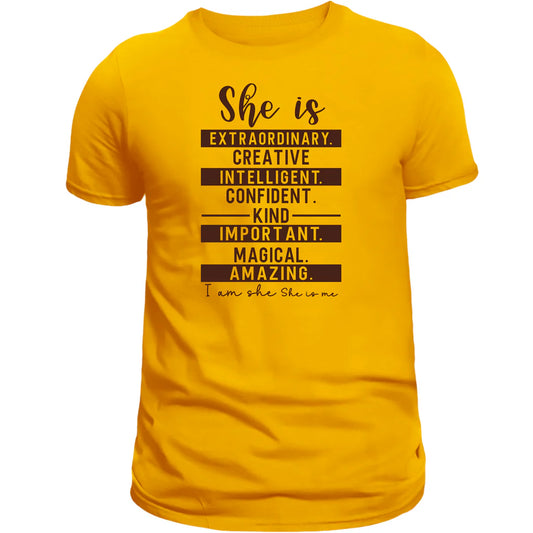She is